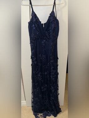 Lulus | Dresses | Lulus Auria Light Blue Chiffon Drop Waist Maxi Dress Size  M | Poshmark